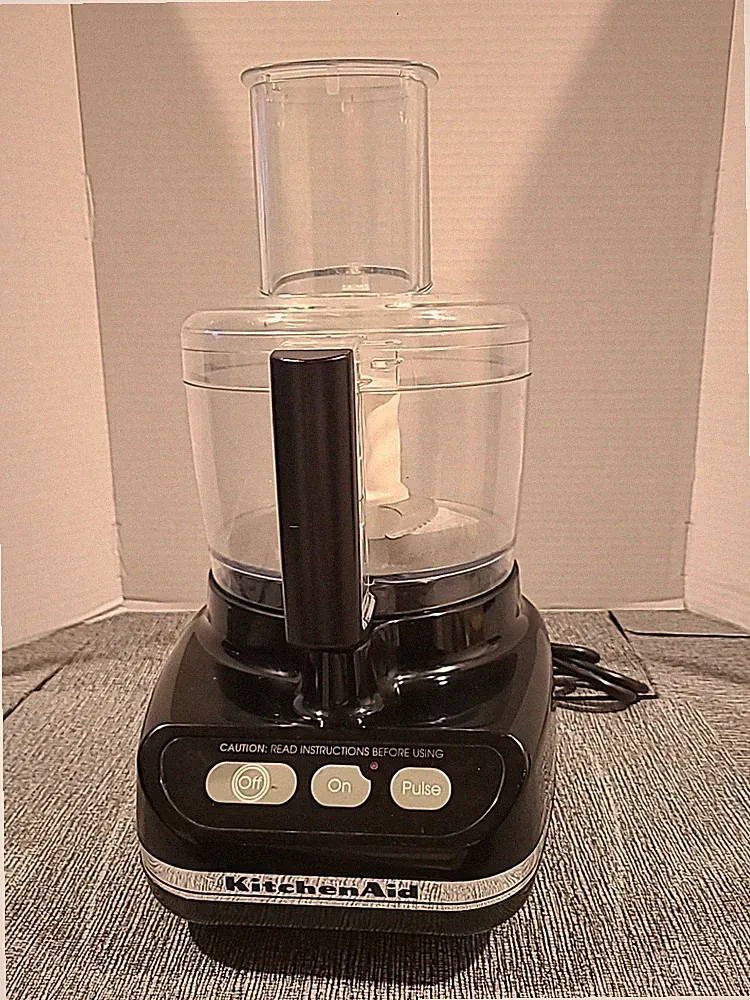KitchenAid 4KFP600 11-Cup Food Processor Black - Made in France Working Great