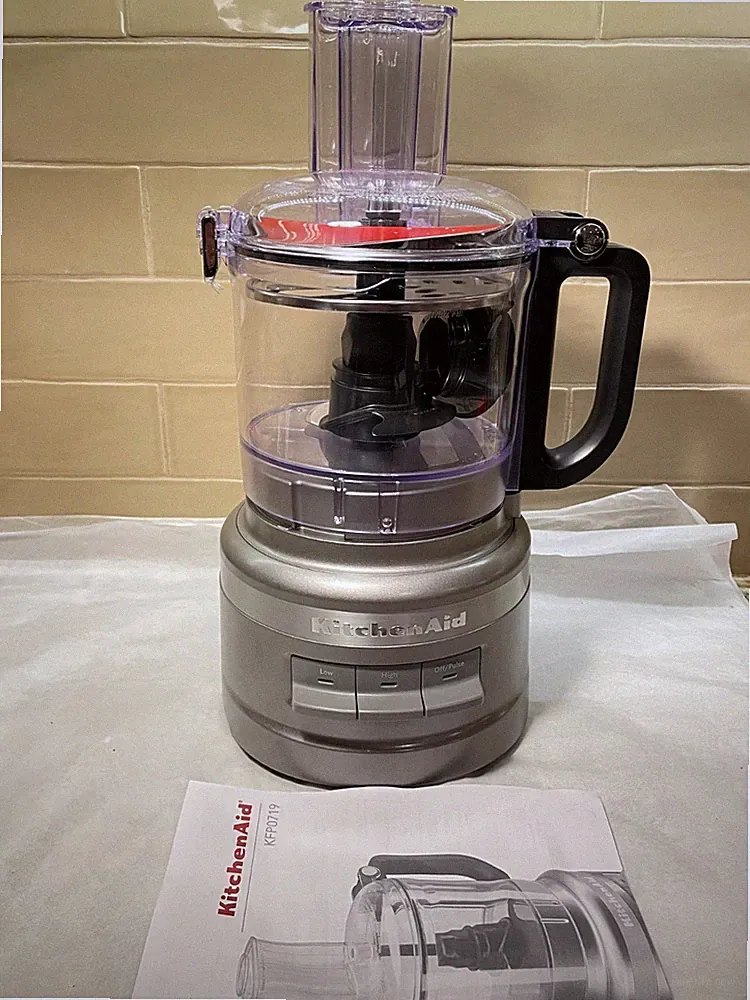 KitchenAid 7 Cup 1.7 Liter Food Processor Plus Silver KFP0719 BRAND NEW