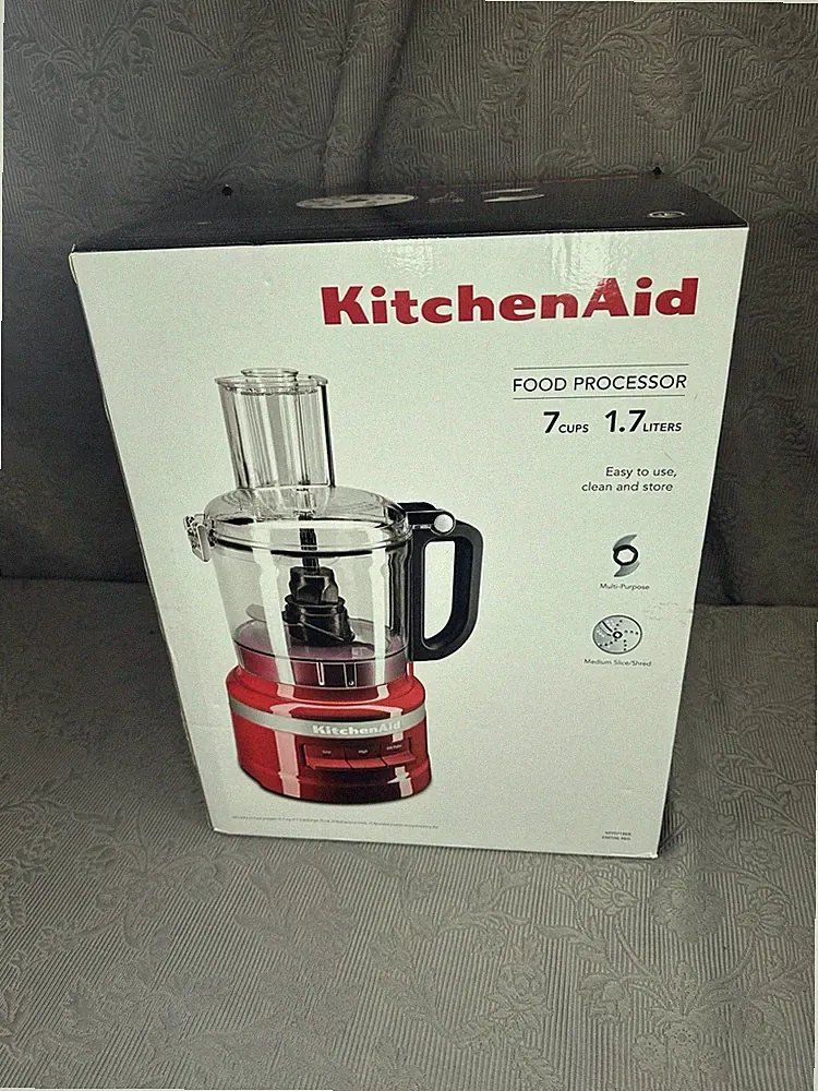KitchenAid 7-Cup Empire Red Food Processor Chop New In Box