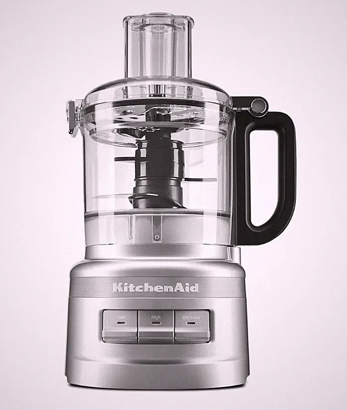 KitchenAid 7 Cup Food Processor Plus 3-Speed Silver Brand New