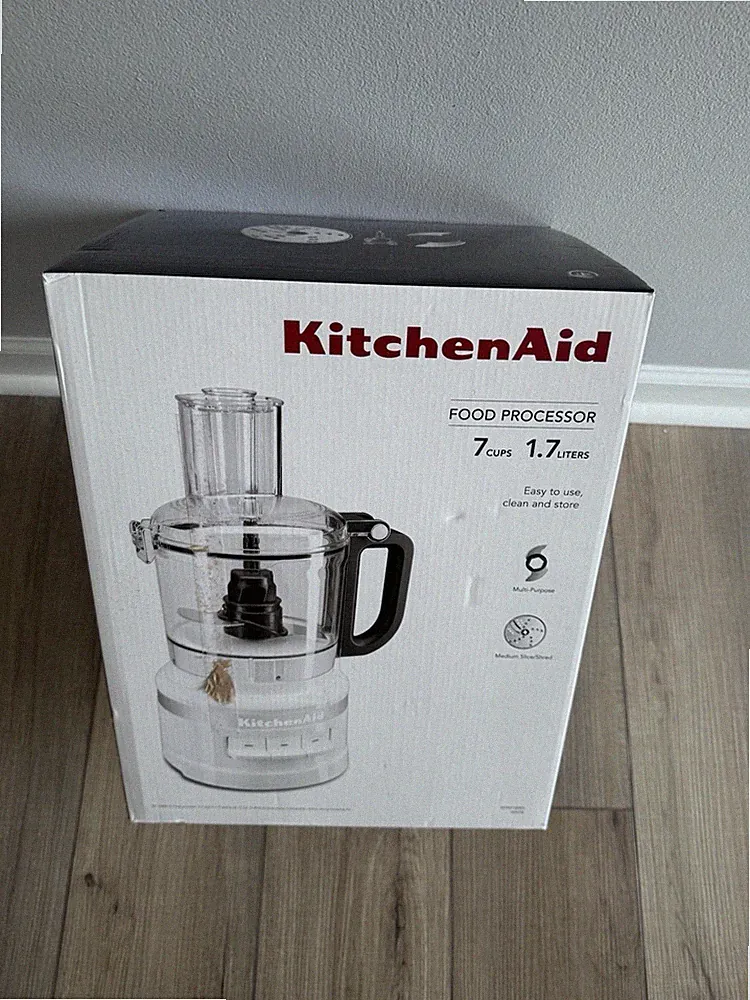 KitchenAid 7-Cup Food Processor Plus White