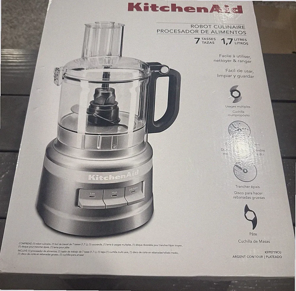 KitchenAid 7 Cup Food Processor - Silver (KFP0719CU)