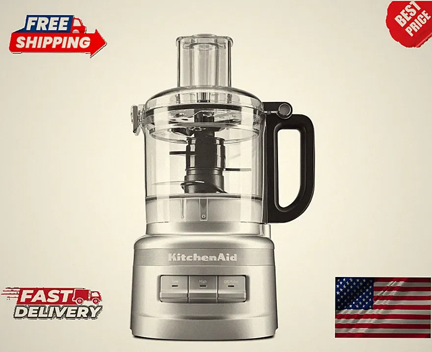 KitchenAid 7 Cup Food Processor with Assorted Blades Model # KFP0719CU