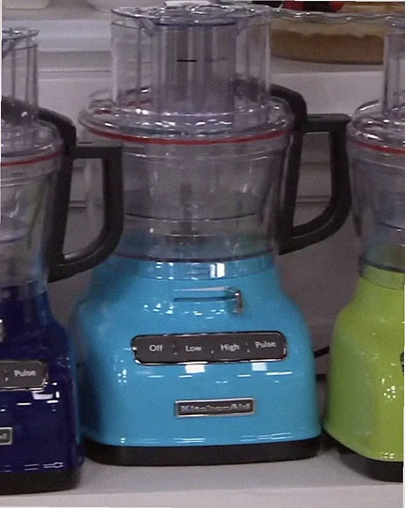 KitchenAid 9-Cup ExactSlice Food Processor w/ Julienne Disc, Blue KFP0935CL