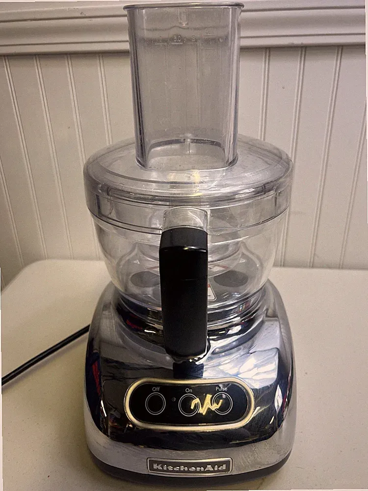 KitchenAid 9-Cup Food Processor MODEL KFP740CR0 Chrome + Accessorie Tested