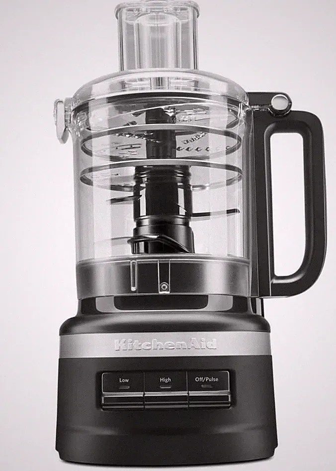 KitchenAid 9-Cup Food Processor Plus 250W BPA-free Onyx Black