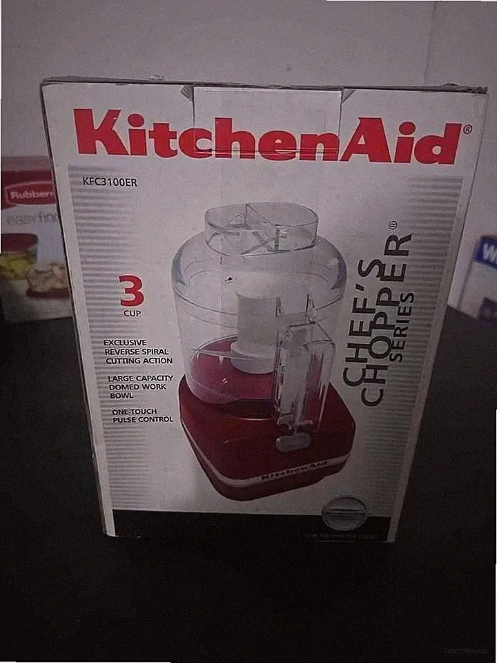 KitchenAid Chef’s Chopper 3-Cup Food Processor KFC3100ER – Red