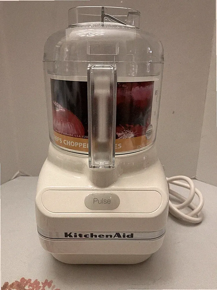 KitchenAid Chef’s Chopper KFC3100BI Cream One Touch Pulse 3 Cups Food Processor