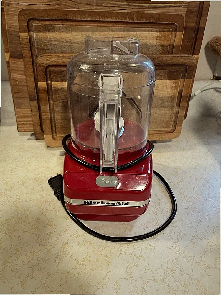 KitchenAid Chef's Chopper Mini Food Processor KFC3100ER2 Used in Good Condition