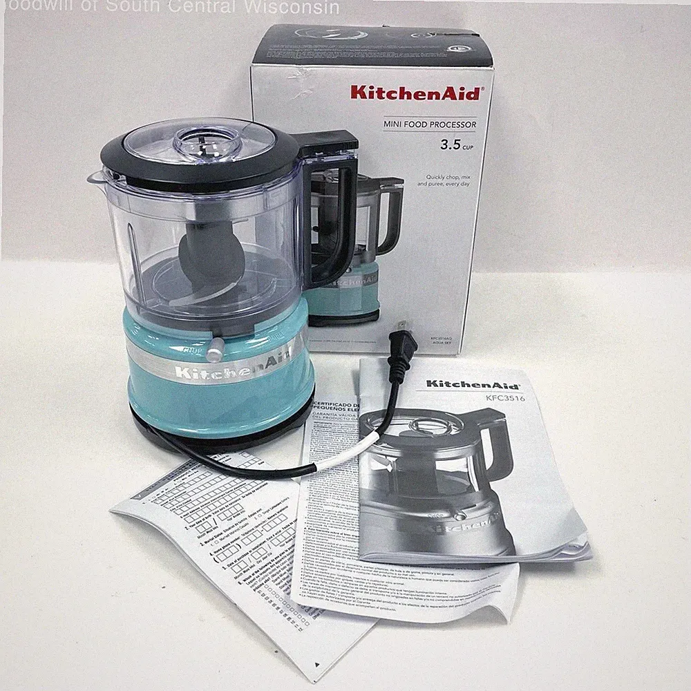 KitchenAid Chopper KFC3516AQ 3.5 Cups Mini Food Processor