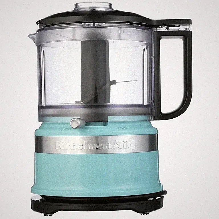 KitchenAid Chopper KFC3516AQ 3.5 Cups Mini Food Processor - Aqua Sky