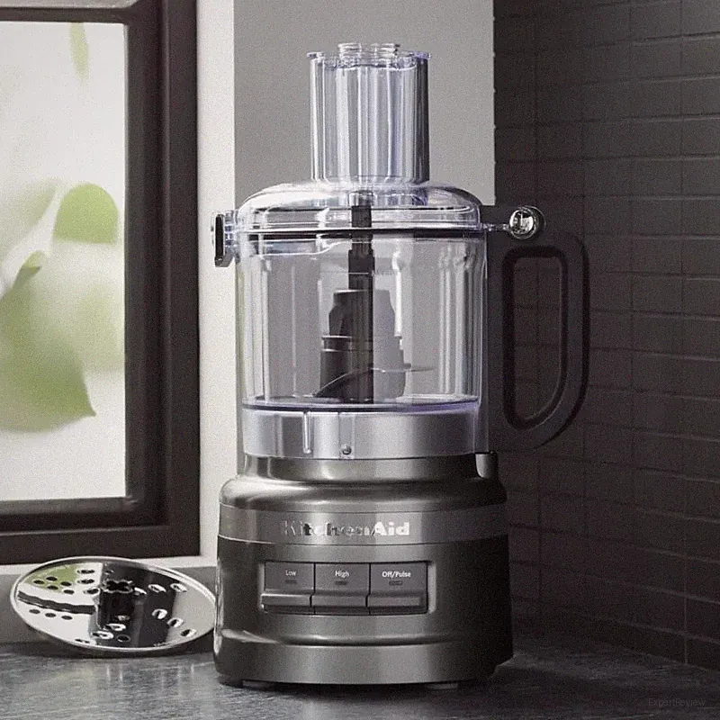 KitchenAid Contour Silver 7-Cup Food Processor In Silver, New