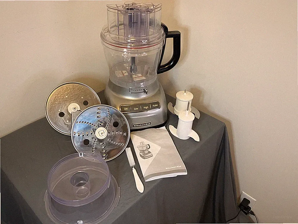 KitchenAid Food Processor 13-Cup Contour Silver KFP1333CU0 ExactSlice System