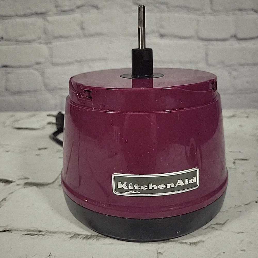 KitchenAid Food Processor 3.5cup Chopper #E105402 Motor Only Plum Purple