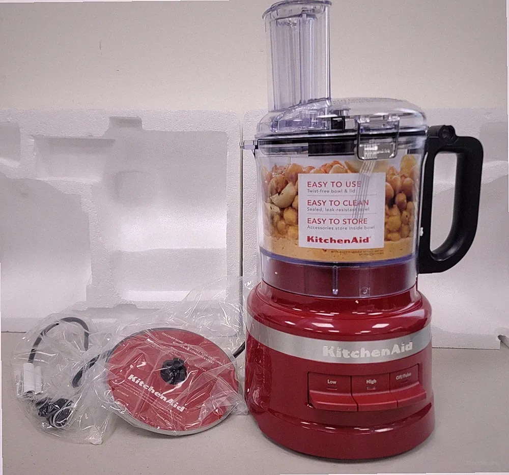 KitchenAid Food Processor 7 Cup Empire Red (KFP0718ER) New No Box