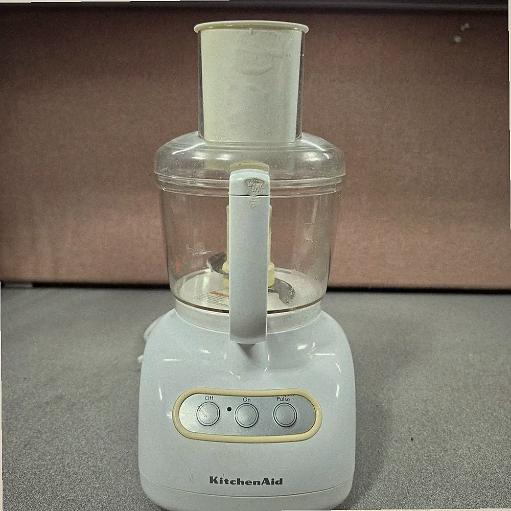 KitchenAid Food Processor 7 Cup KFP710WH1 Pulse Function- Tested Works