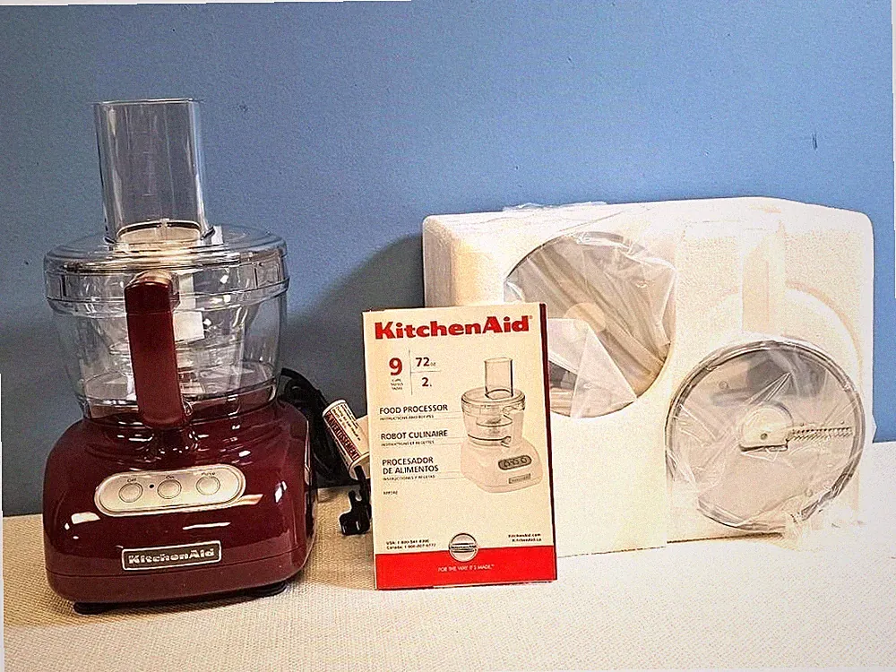 KitchenAid Food Processor 9-Cup (72oz) Red KFP740QGC1 New in Box