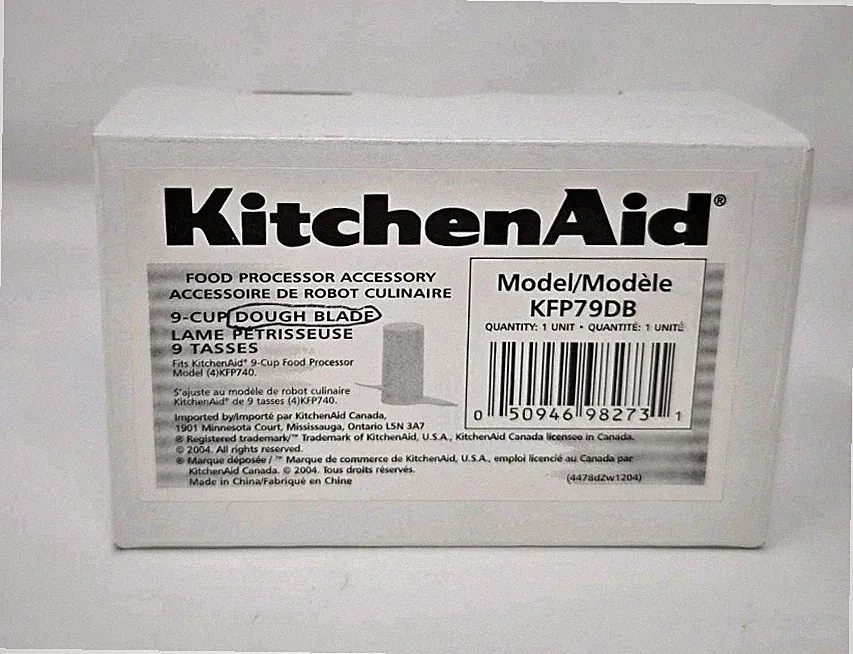 Kitchenaid Food Processor 9-Cup Dough Blade (KFP79DB) Open Box