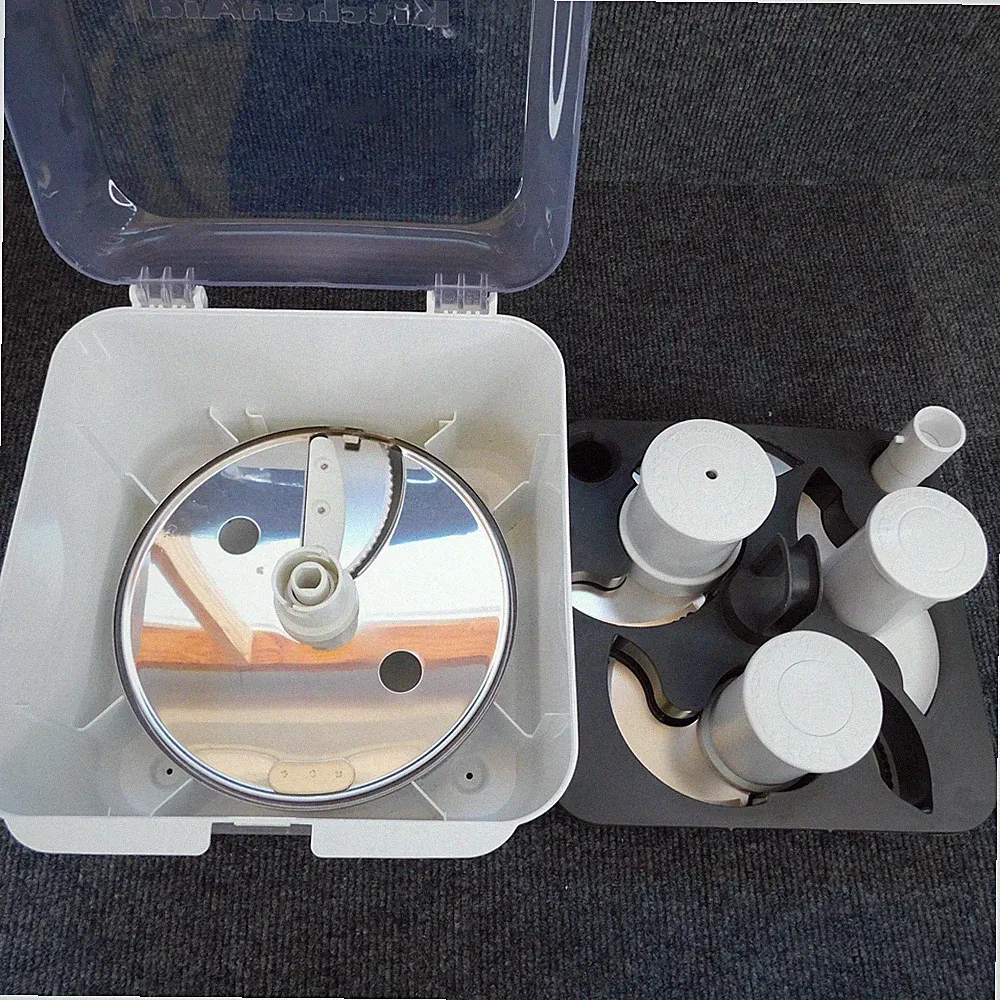 KitchenAid Food Processor Attachement Kit Slicing Discs Cutting Blades in Case