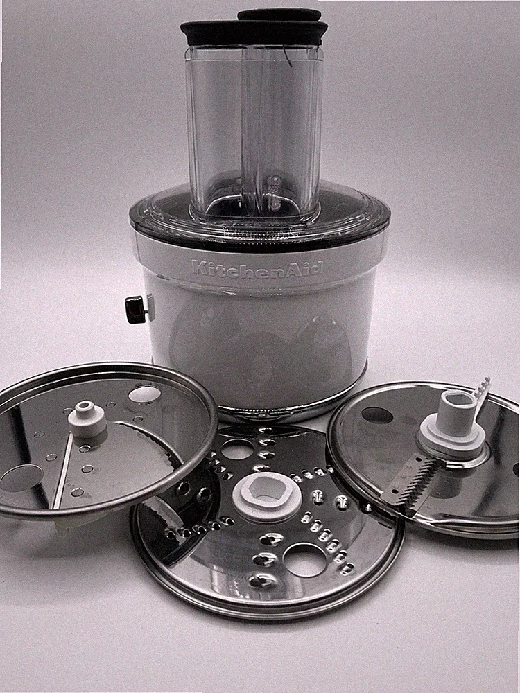KitchenAid Food Processor Attachment Slicer Shredder Disc Set w Bowl Very Good