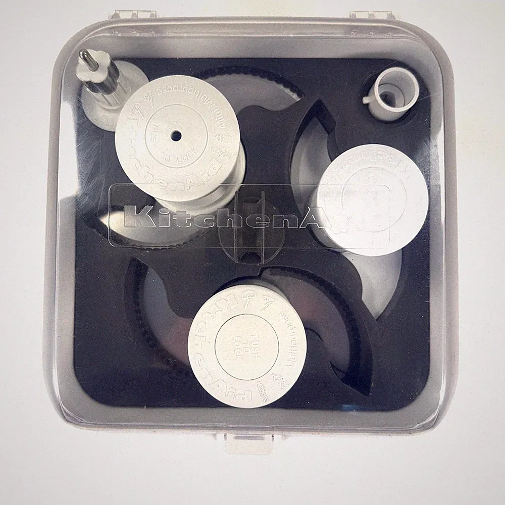 KitchenAid Food Processor Attachments Blades w/ Storage Box For KFP1333 KFP1344
