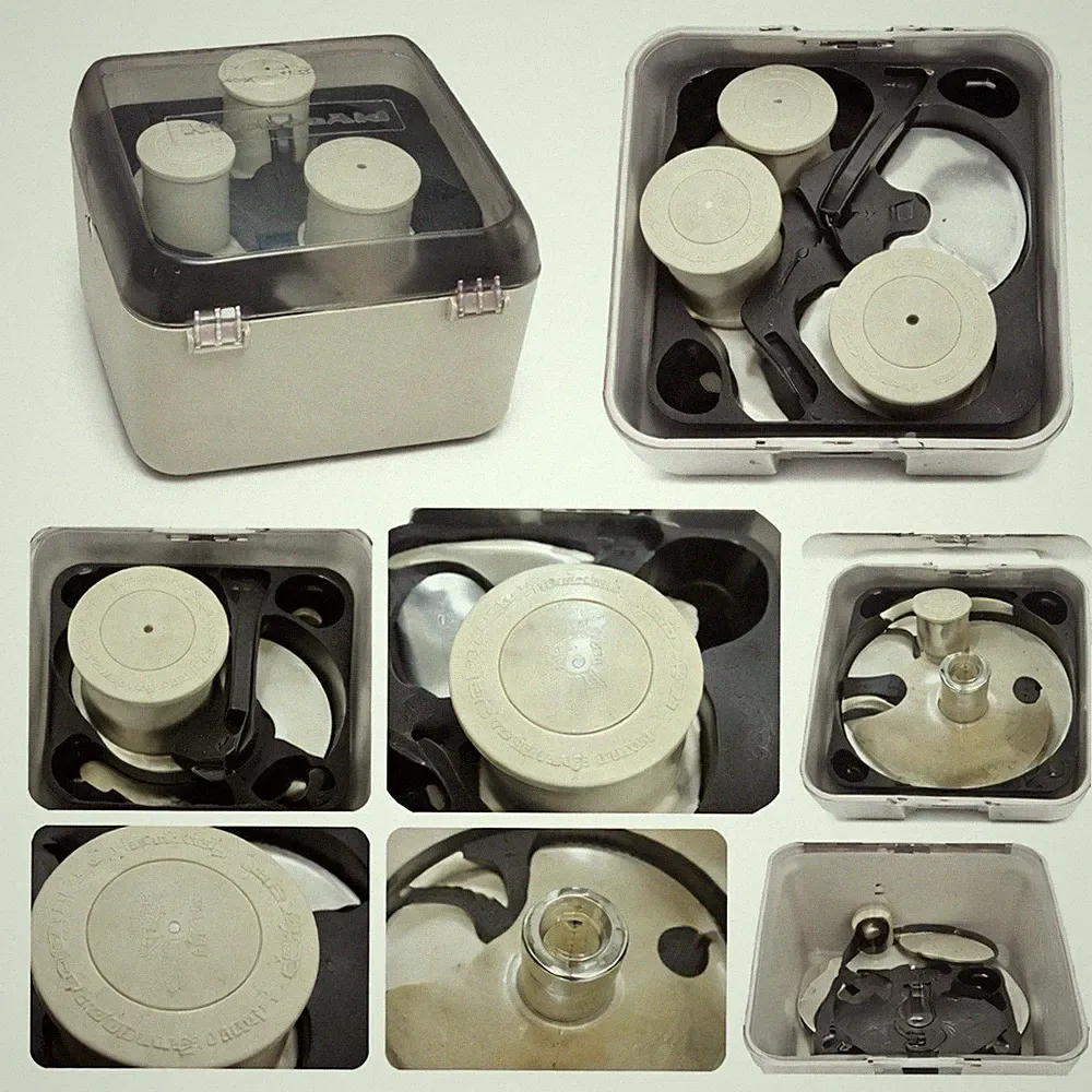 KitchenAid Food Processor Blade Disc Set w Storage Case Multipurpose Dough