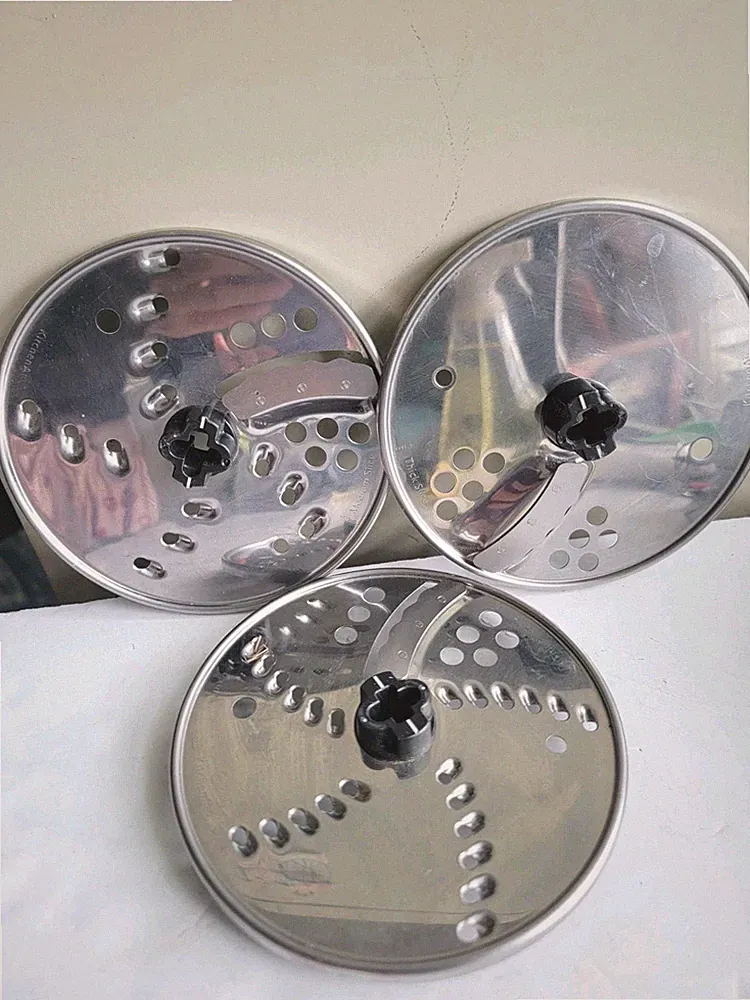 KitchenAid Food Processor Discs Lot of 3 Slicing Shredding Grating Replacement