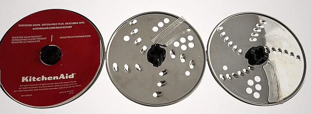KitchenAid Food Processor KFP0918BM Medium. Thick. Thin Slicer Disc Replacements