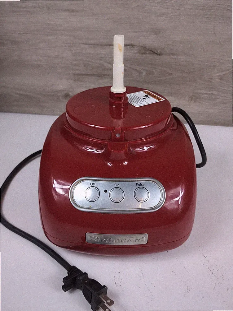 KitchenAid Food Processor KFPW760 Red *Motor Base Only* Tested Works