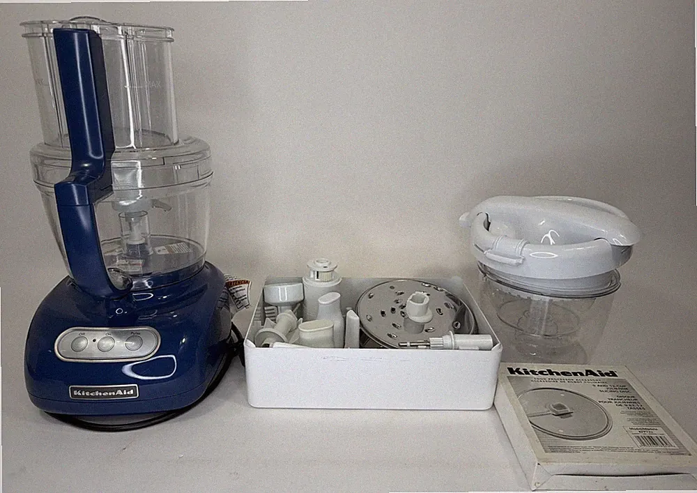 Kitchenaid Food Processor KFPW761BW0 + XTRA Attachments + Juicer Excellent
