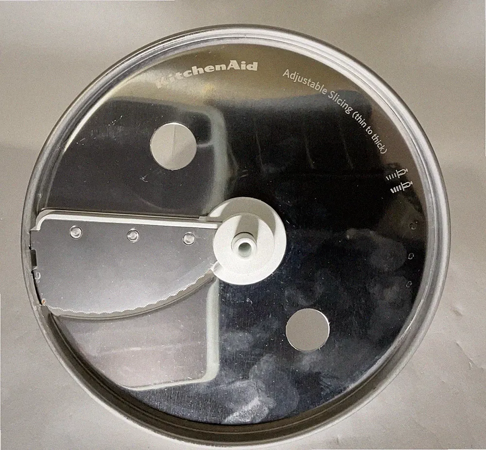 KITCHENAID FOOD PROCESSOR OEM ADJUSTABLE STEEL SLICING DISK FOR KFP1333 KFP1344
