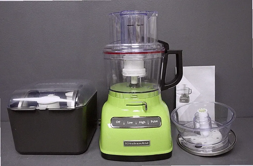KitchenAid Green Apple 9-Cup Food Processor w/ Manual & Accessories KFP0935Q