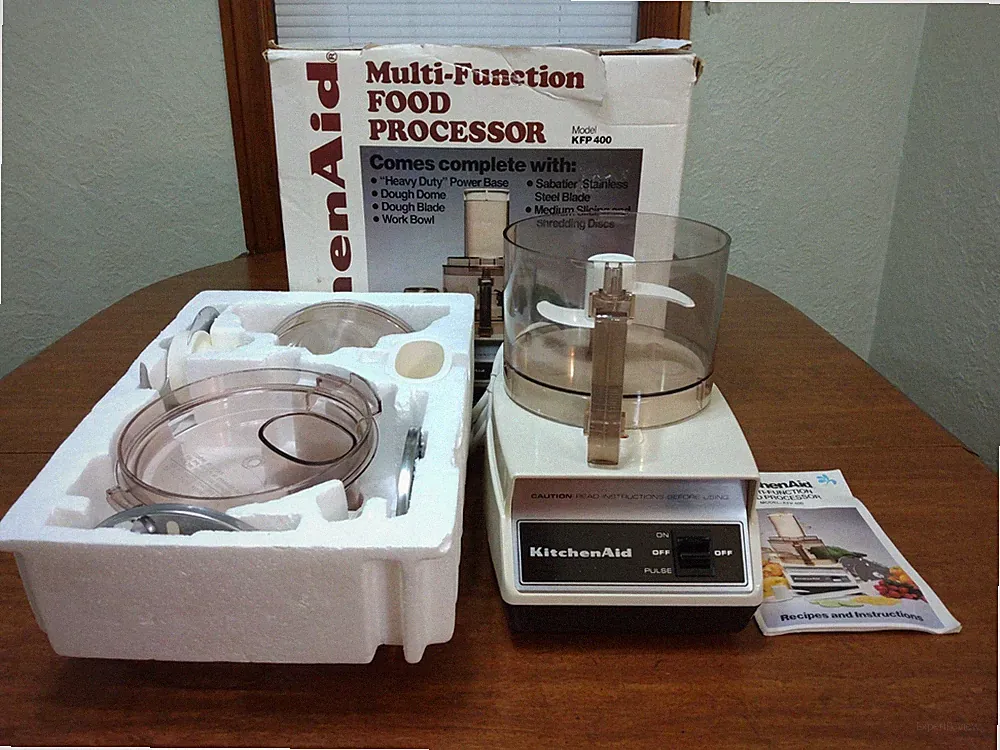 KitchenAid Hobart Food Processor KFP 400 France 7 Cup Complete w/Box & Manual