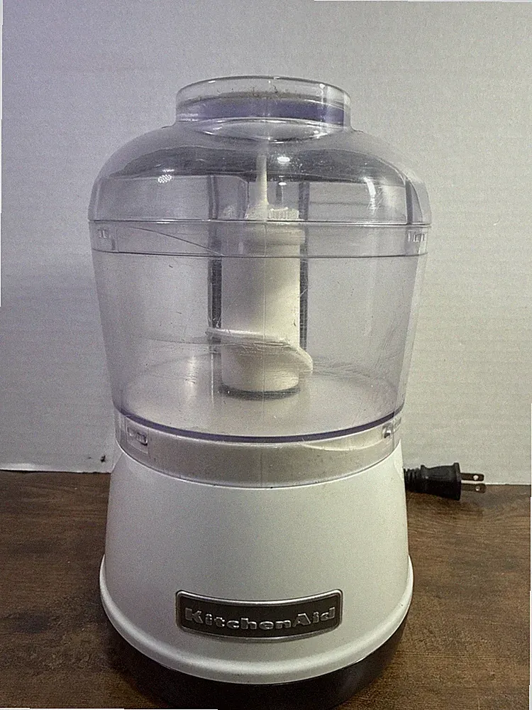 KitchenAid KFC3511 KFC3511WHo 3.5 Cup Food Chopper Processor White TESTED