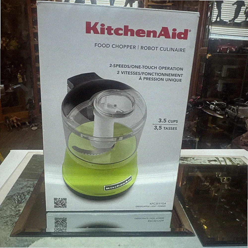 KitchenAid KFC3511GA 3.5-Cup Food Chopper Green Apple