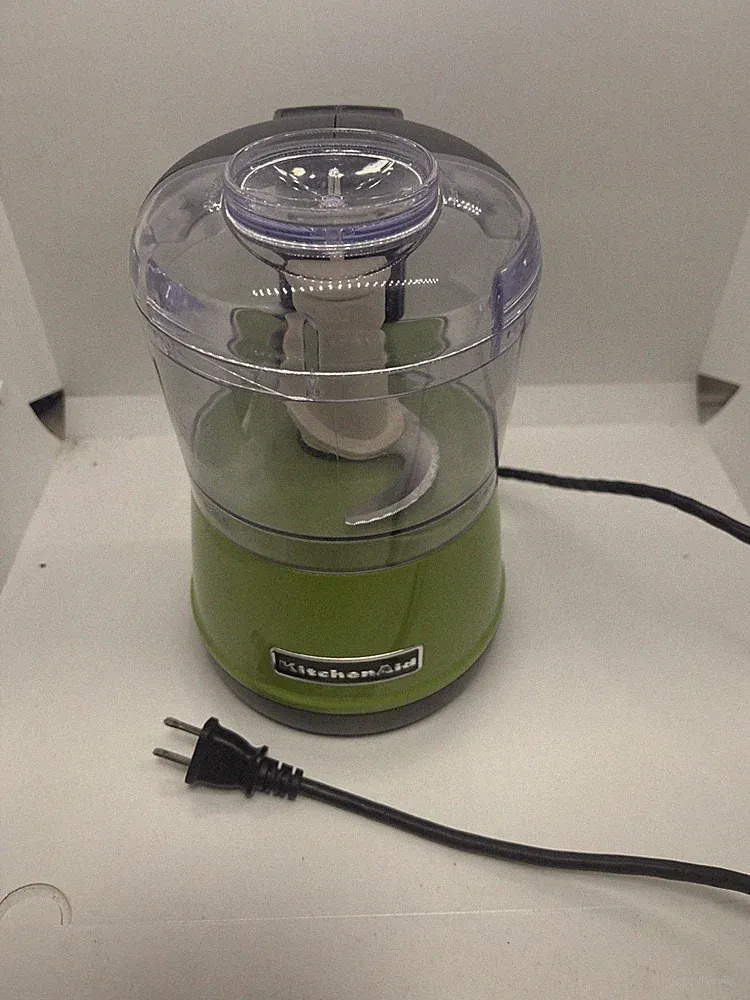 KitchenAid KFC3511GA 3.5-Cup Food Chopper Green Apple - Used