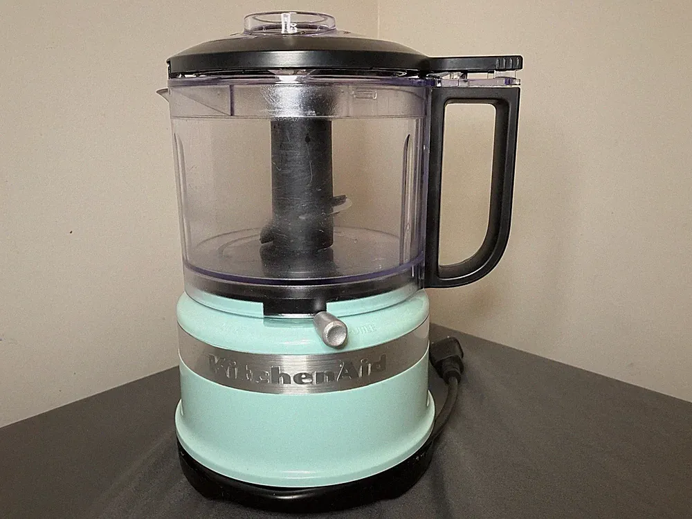 KitchenAid KFC3516AQ 3.5 Cups Mini Food Processor - Aqua Sky