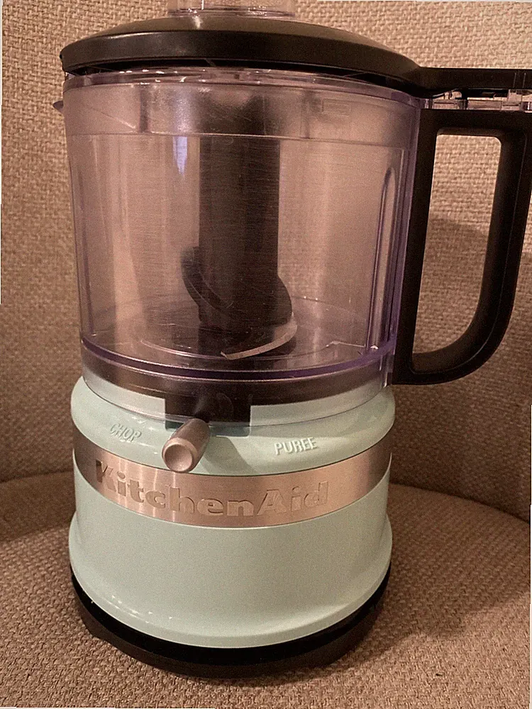 KitchenAid KFC3516AQ Mini Food Processor 3.5 Cup Capacity Aqua Sky