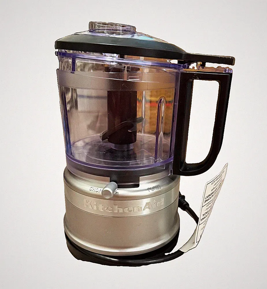 KitchenAid KFC3516CU 3.5 Cup Mini Food Processor 240W Silver/Black Pulse