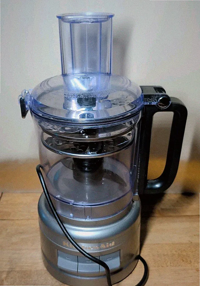 KitchenAid KFP0919CU 9 Cup Plus Food Processor, Contour Silver/Tested