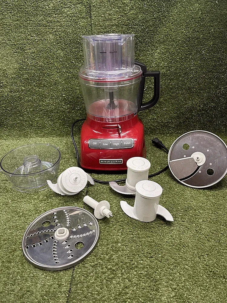 KitchenAid KFP0933ER 9-Cup Food Processor - Red