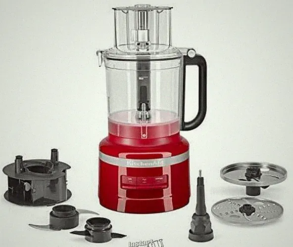 KitchenAid KFP1318ER 13-Cup Food Processor with Work Bowl Red