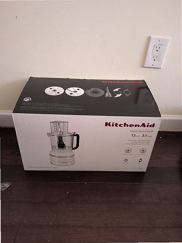 KitchenAid KFP1318WH White 13 Cup Food Processor New In Box!