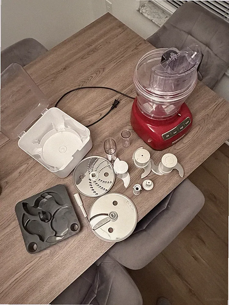 KitchenAid KFP1333ER0 13-Cup ExactSlice Food Processor Empire Red w/ Accessories