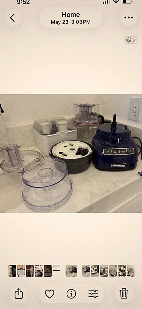 KItchenaid KFP1356 Food PRocessor With Dicing Kit EXC