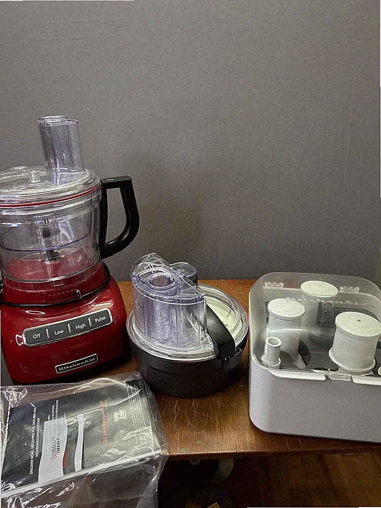 KitchenAid KFP1356ER 13-Cup Food Processor Red w/ Accessories & Manuals