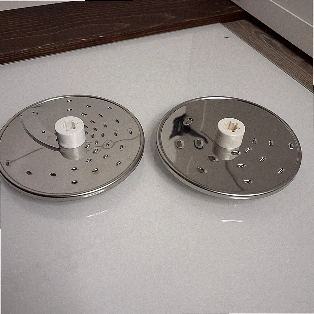 KitchenAid KFP500WH Food Processor Slice Shred Disc Blades 2-Piece