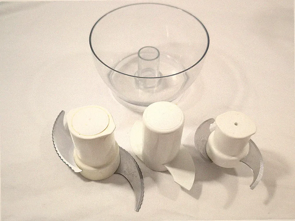 KitchenAid KFP600WH Food Processor Large, Small & Dough Blade KFP600+mini bowl