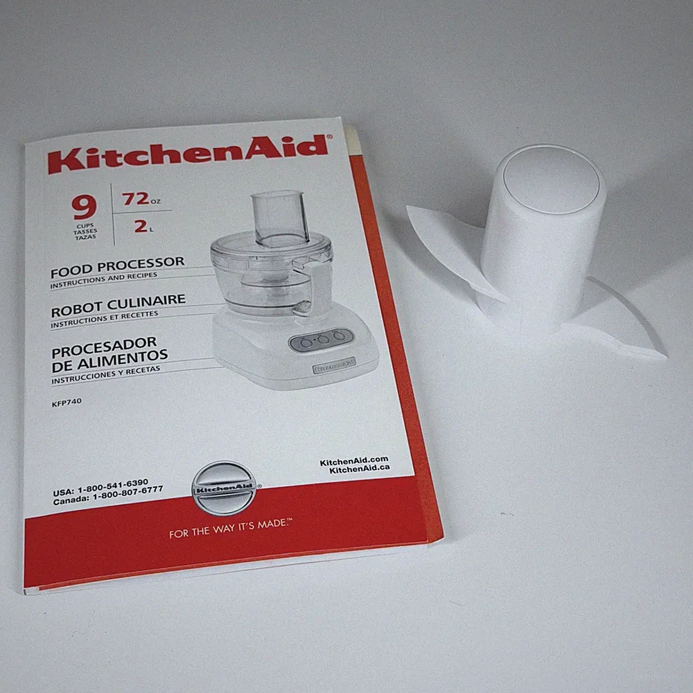 KitchenAid KFP740 9-Cup Food Processor Dough Blade NO MANUAL