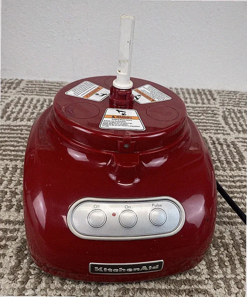 KitchenAid KFP750ER3 12 Cup Food Processor Motor Base Empire Red